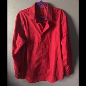 Men’s size LG Red dress shirt GEORGE